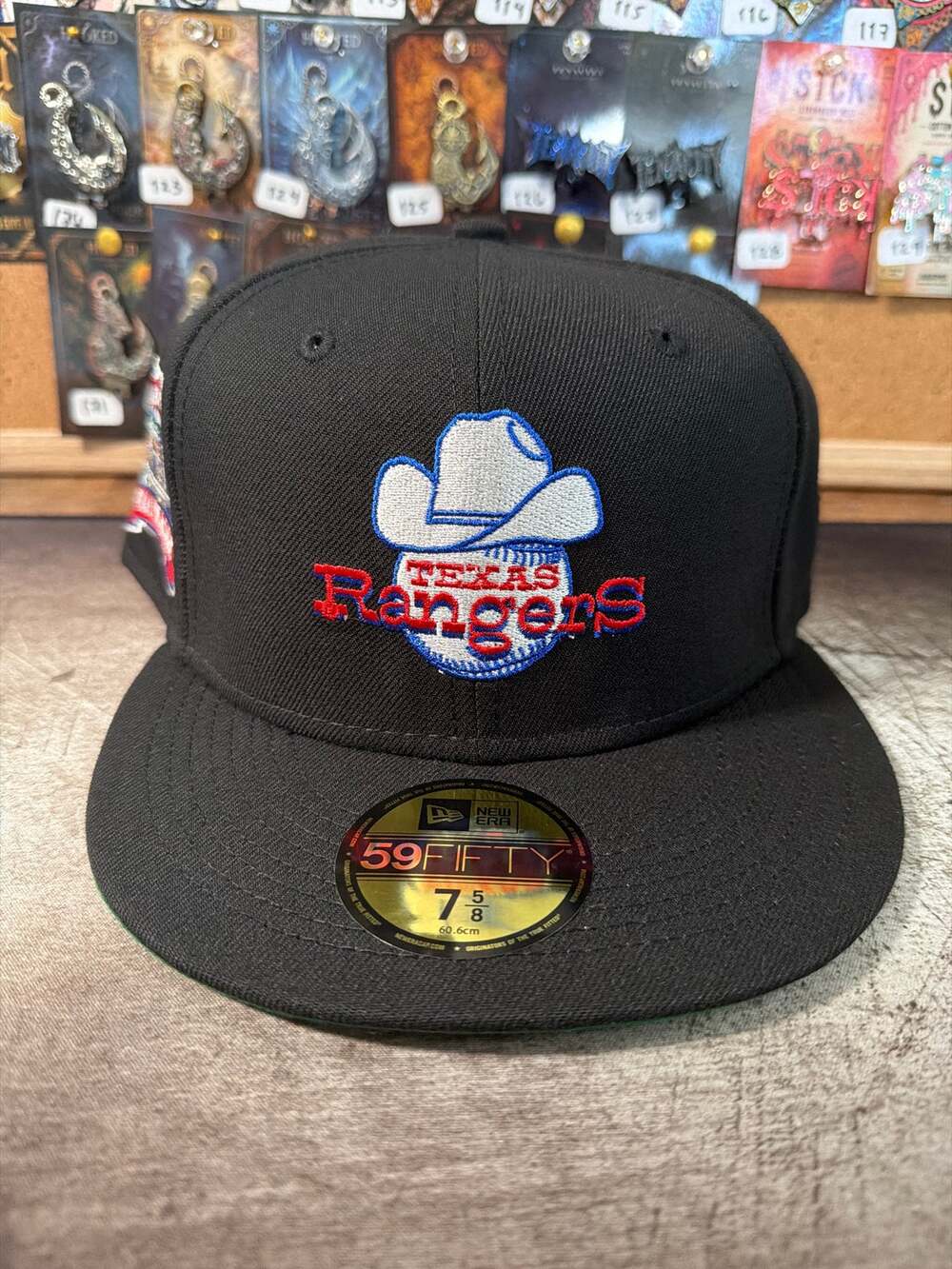 New Era 59Fifty Texas Rangers Fitted Hat 7 5/8